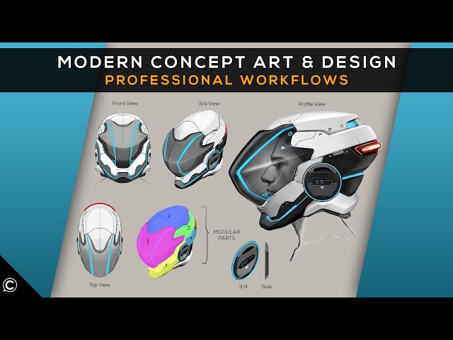 Modern Concept Art Masterclass | The Pure Painter AAA Pipeline