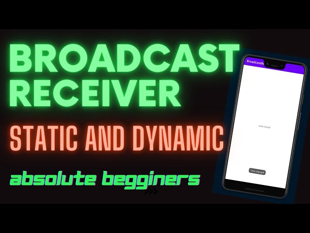 Broadcast Receiver  in android | Android | Kotlin | Himanshu Gaur |