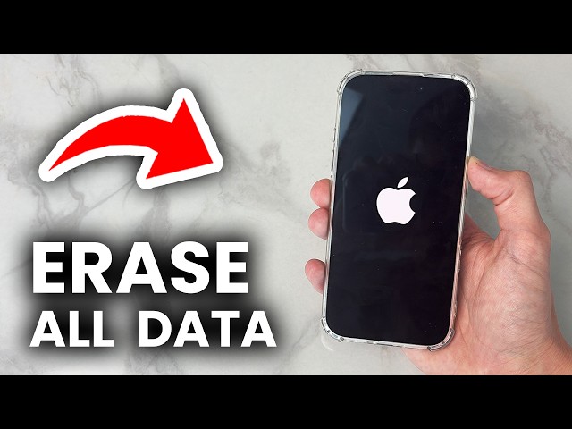 How To Erase All Data From iPhone - Tutorial
