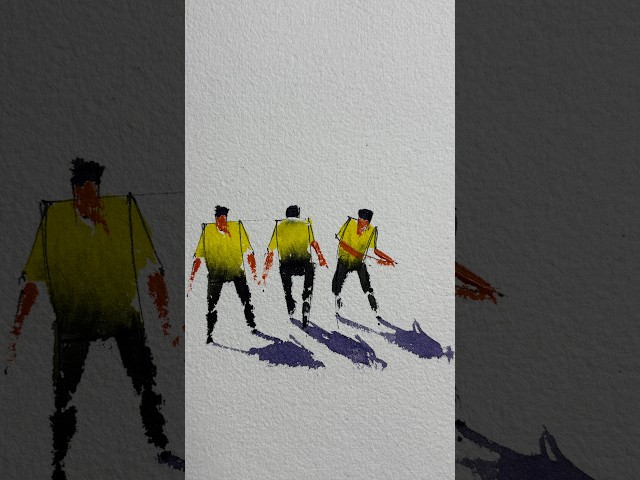 Learn to Paint Tiny Figures from Simple Shapes #1 |Beginner Friendly
