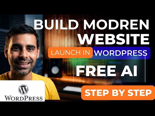 I Built a Stunning Website with FREE AI (Then Added It to WordPress)