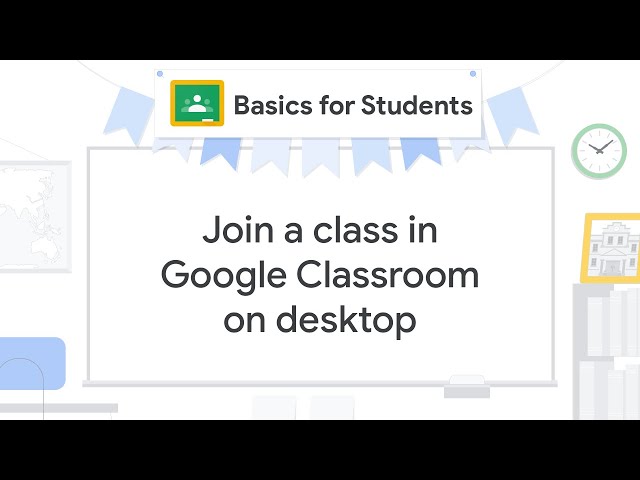 Join a class in Google Classroom on desktop