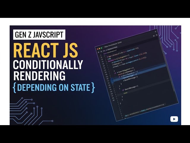 React Conditional Rendering Explained: Ternary Operator, && Operator, and If/Else 10 November 2025