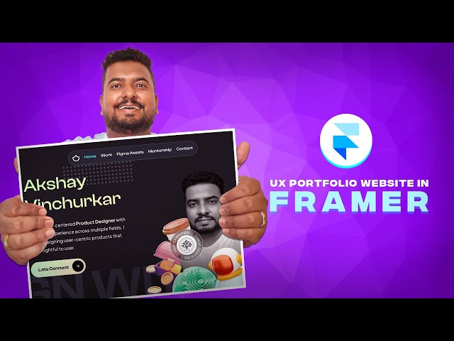 How to Design a Stunning UX Portfolio Website Using Framer 2024