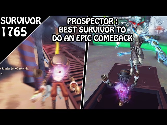 This is why Prospector is The Best Survivor !! - #identityv