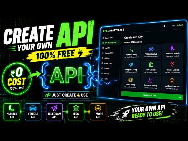 How to Create Your Own API | FREE API Website | Complete Tutorial | Educational Awareness