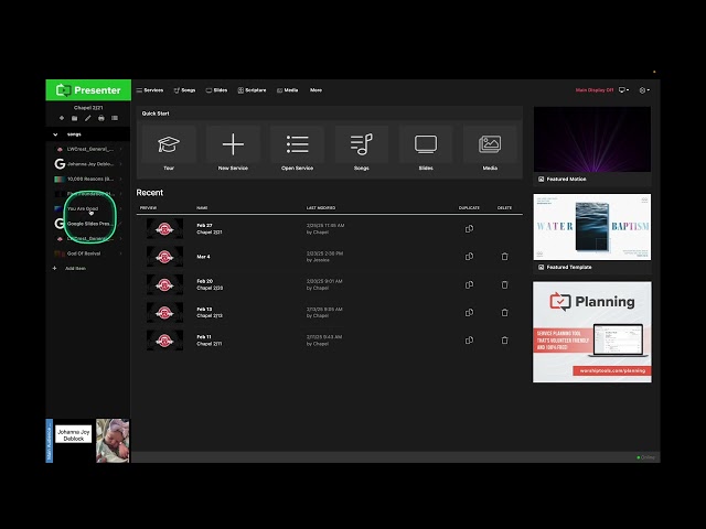 Worship Tools Presenter Tutorial