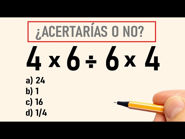 6 BASIC MATH QUESTIONS - BRAIN GYMNASTICS - Professor Bruno Colmenares