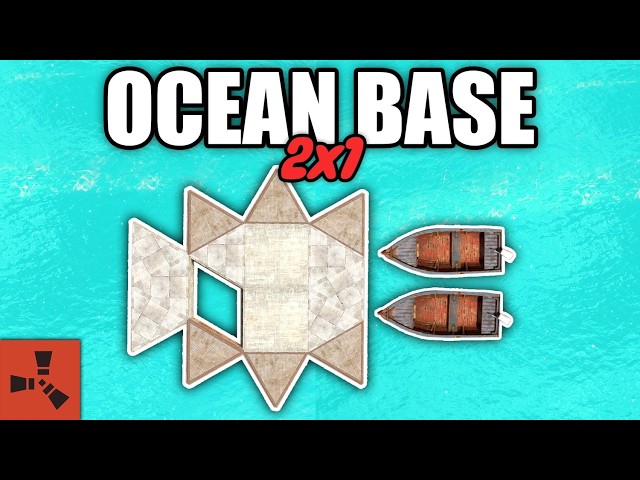 UNRAIDABLE Water Base 2025 – Bunker, Boat House, with Moonpool Entrance | Rust Base Design