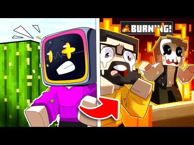 Minecraft But Damage Gives RANDOM Effects!