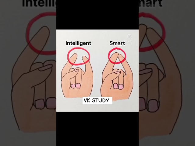 Intelegent VS Smart.. #intelligent #smart #brain #hand #fingerstyle #gkwithvk #vkedify #vvigk #gk