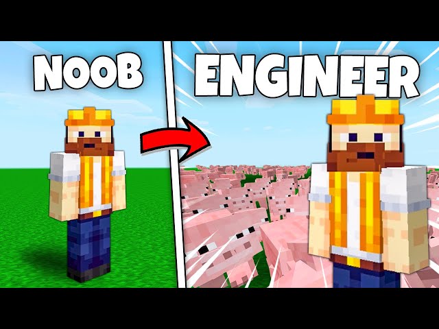 The FIRST TIME you discover pigs in Minecraft...