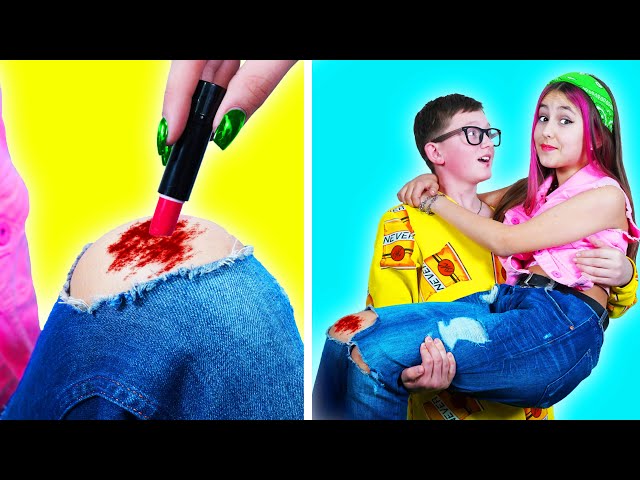 Bromas geniales en la escuela sobre amigos || Trucos divertidos por AMIGOS FOREVER