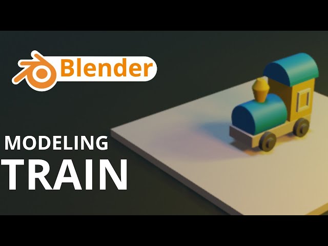 Blender Train Modeling | Blender Modeling | Sameh Ulhaq