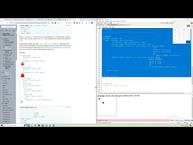 realm of racket #3 - snake game (self learning)