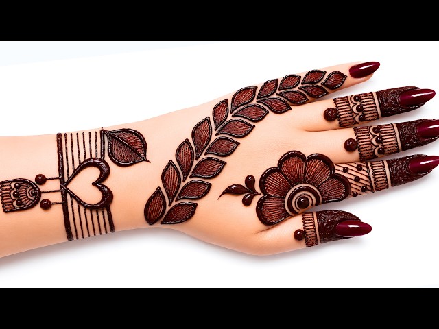 full hand simple mehndi design new 2026 |mehandi ka design | mehndi design | मेहंदी डिजाइन| #mehandi