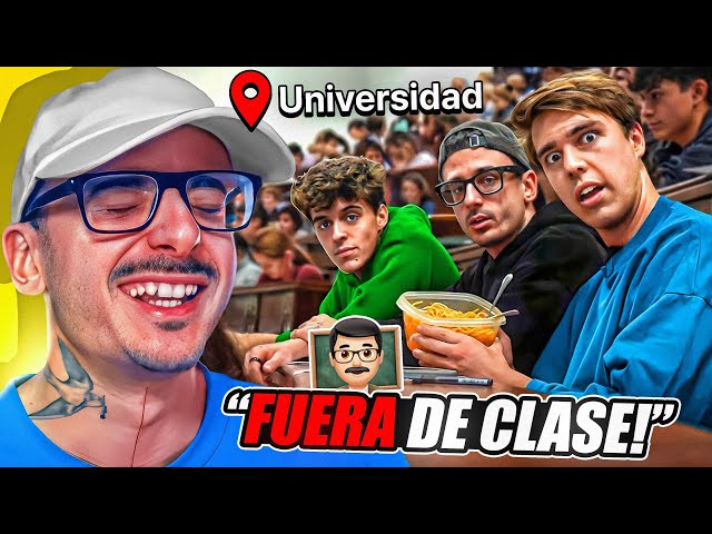mi primer día en la universidad.