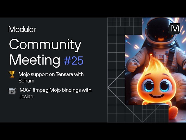 April 2026 Community Meeting: Mojo support on Tensara and MAV ffmpeg Mojo bindings