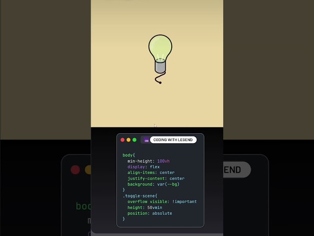 javascript animeted tutorial computer graphics by learning @coding with legend light bulb 💡
