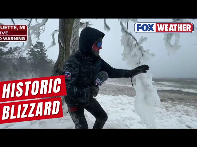 Blizzard Conditions Drastically Intensify In Michigan With Extreme Snow