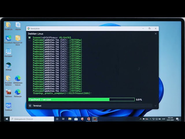 You Tube short to Install python in Linux in a Chrome book