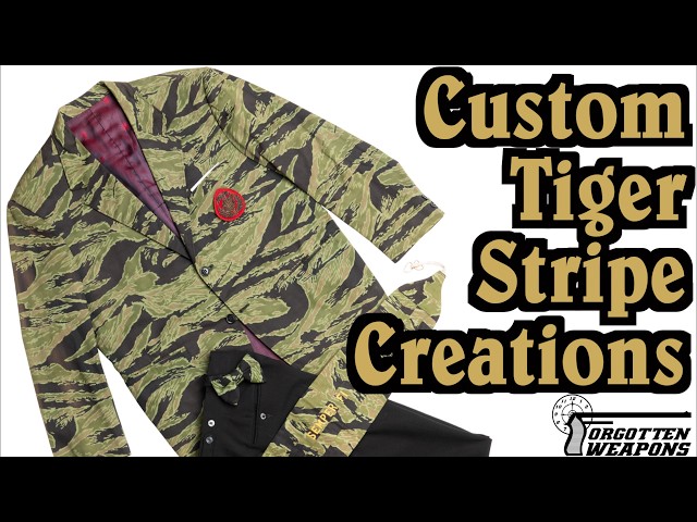 Authentic Custom Tiger Stripe From Vietnam: Short-Shorts to Tuxedos