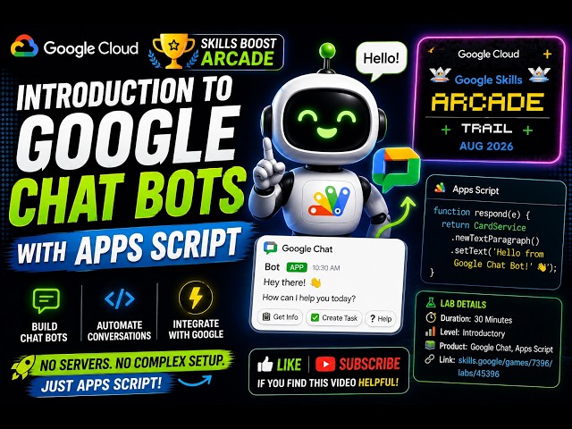 How I Built My First Google Chat Bot with Apps Script #GSP250