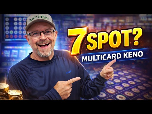 Nickel Multicard Keno Challenge | Can Jim’s Pattern Hit a 7-Spot?!