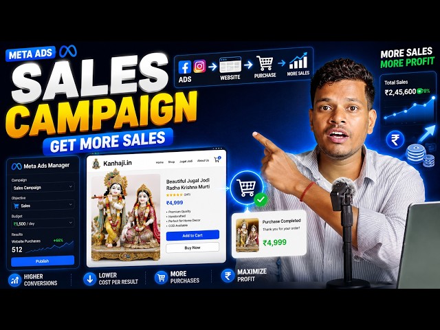 How to Create Sales Campaign in Meta Ads | Facebook & Instagram Ads Tutorial for Beginners 2026