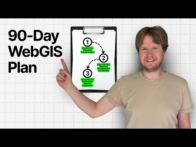 From GIS Professional to WebGIS Developer in 90 Days (Step‑by‑Step Roadmap)