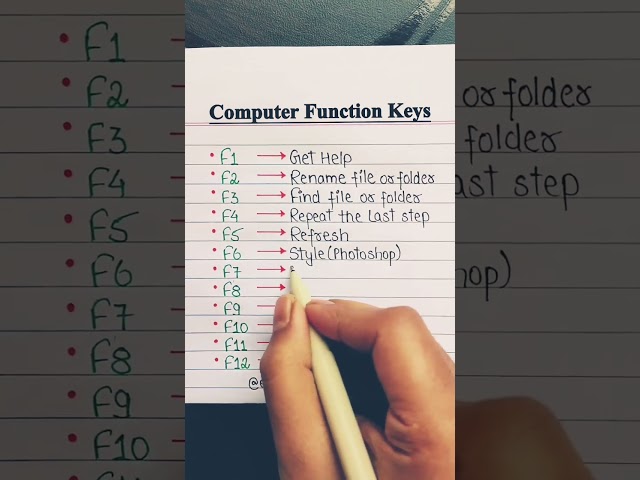 Computers Function Keys Explained | Shortcut Guide#💻 ኮምፒዩተር ፋንክሽን ቁልፎች እና አጭር መንገዶች ።