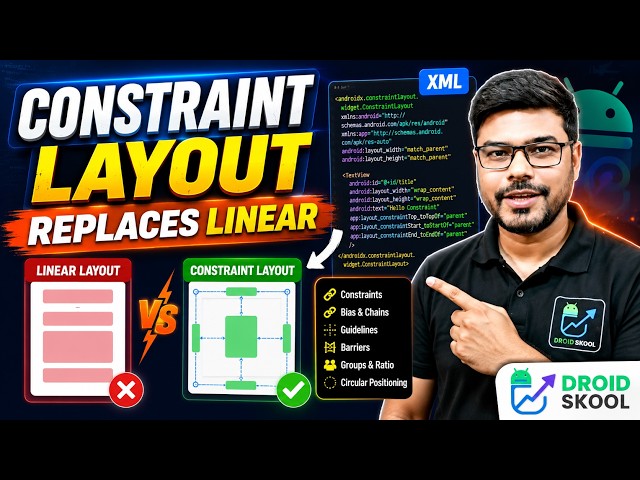 Why Constraint Layout Replaces Linear Layout in Android | Full XML Tutorial in Hindi