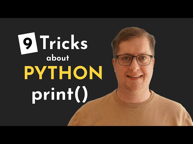How to Use Python's print() Function (9 Tricks You Need to Know)