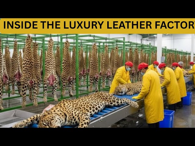 Inside the Leopard Leather Factory: The Complete Luxury Production Process