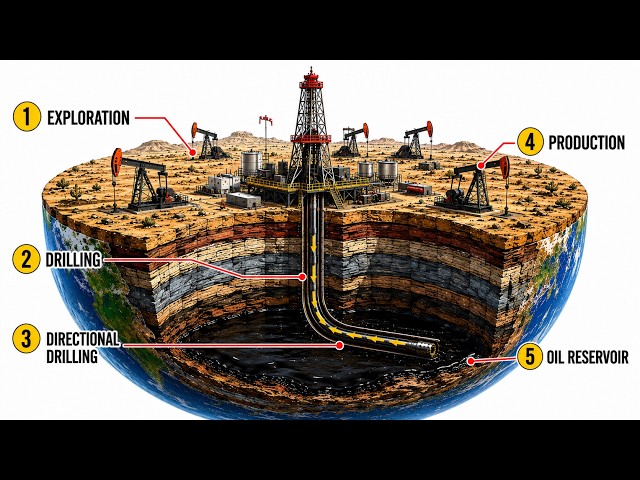 How Oil Drilling Reaches Miles Beneath the Earth | Complete Engineering Explained