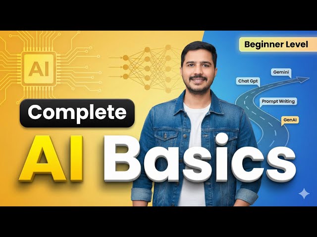 Complete AI Basics | Beginner Level | Gen AI | Prompt Writing | Chat GPT | Gemini | Aman Sir