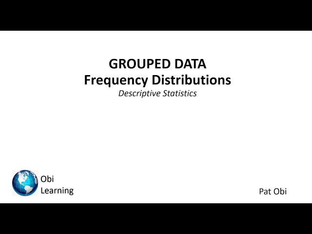 Grouped Data Explained: Frequency, Relative Frequency & Graphs in Excel
