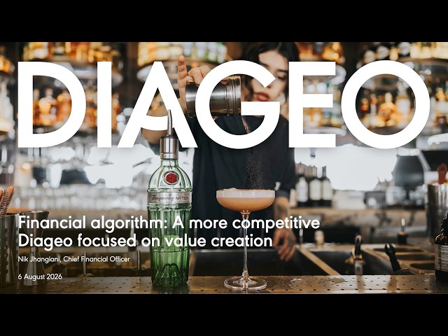 Our three-year financial algorithm with Nik Jhangiani | Capital Markets Day 2026 | Diageo
