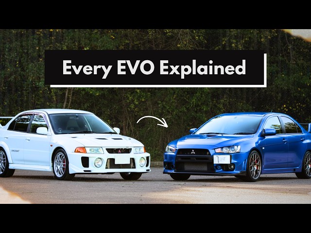Lancer EVO: Everything you need to know - Full History (Explained)