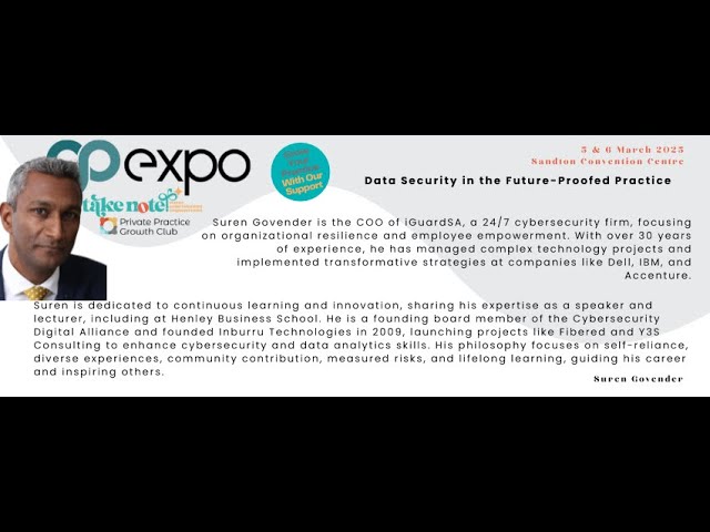 06. Data Security in the Future-Proofed Practice by Suren Govender | 5 March 2025