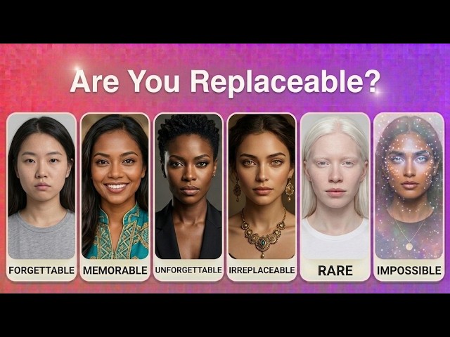 Are You EASY to Forget or HARD to Replace? 👀 | Aesthetic & Personality Quiz