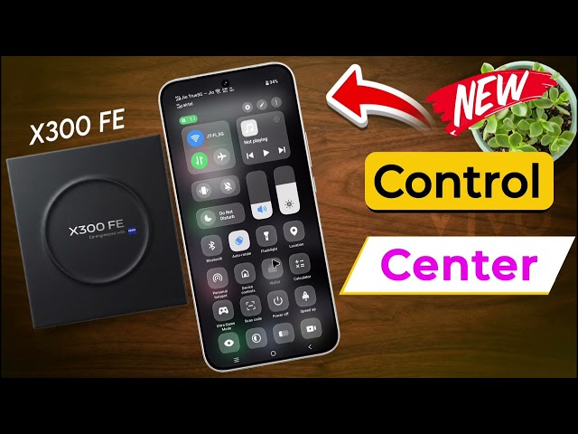 How to Enable New Control Center on Vivo X300 FE/vivo x300 fe me Control Center Kaise Change Kare