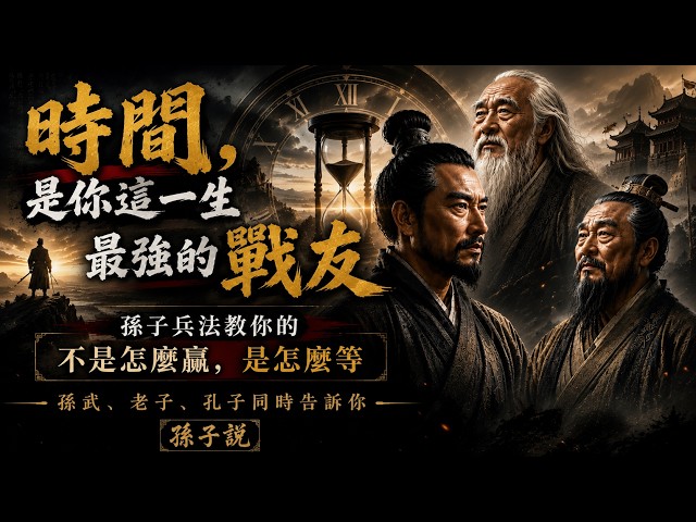 「時間，是你這一生最強的戰友｜孫子兵法教你的不是怎麼贏，是怎麼等｜孫武、老子、孔子同時告訴你｜孫子說」