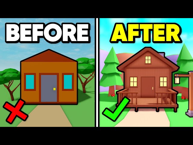 Tips to get BETTER at BUILDING in Roblox Studio