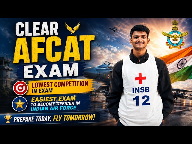AFCAT Strategy 2026 ✈️ | How I Would Prepare to Clear in First Attempt🔥#afcat #iaf