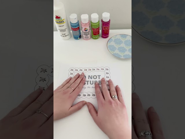 DIY Needlepoint Canvases HANDPAINTED!! 🌸 Grandmillennial Craft, Canva Hack