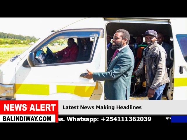 Watch how new Ol Kalou MP Sammy Kamau arrived in Parliament for his swearing-in