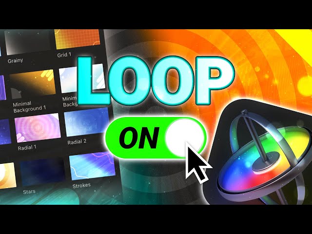 How to create PERFECT LOOPING Backgrounds in Motion
