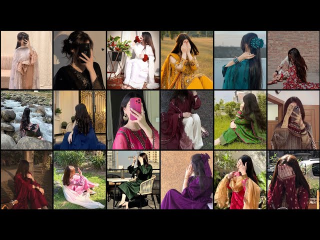 🦋New Aesthetic Traditional🌸🥀 Girl DP Collection 2026👗✨ | Hidden Face Suit DPs For Girls💐💖.......