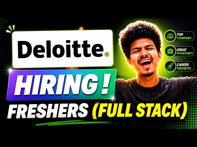 Deloitte Hiring 2026 🔥 Full Stack Developer | 0–2 Years | Python, React, Node.js | Bengaluru